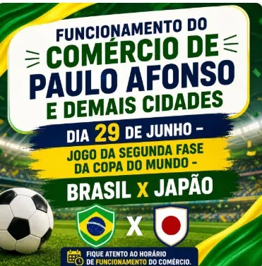 Sindicato de Comerciários de Paulo Afonso define horário oficial de empregados de setor lojista para hoje de 8 ás 13 horas